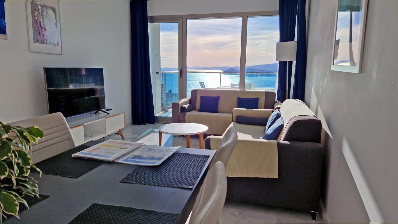 Skyline 26 Stunning Sea Views From A 2-Bedroom Apartment On The 26Th Floor Benidorm Extérieur photo